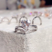 Loffita HeartGlow Zircon Ring