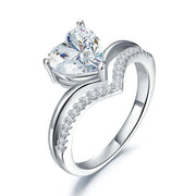 Loffita HeartGlow Zircon Ring