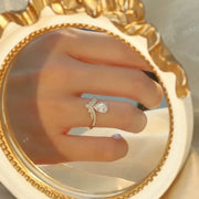 Elysia Teardrop Diamond Ring