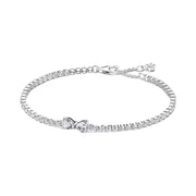 SILVER BOW BRACELET